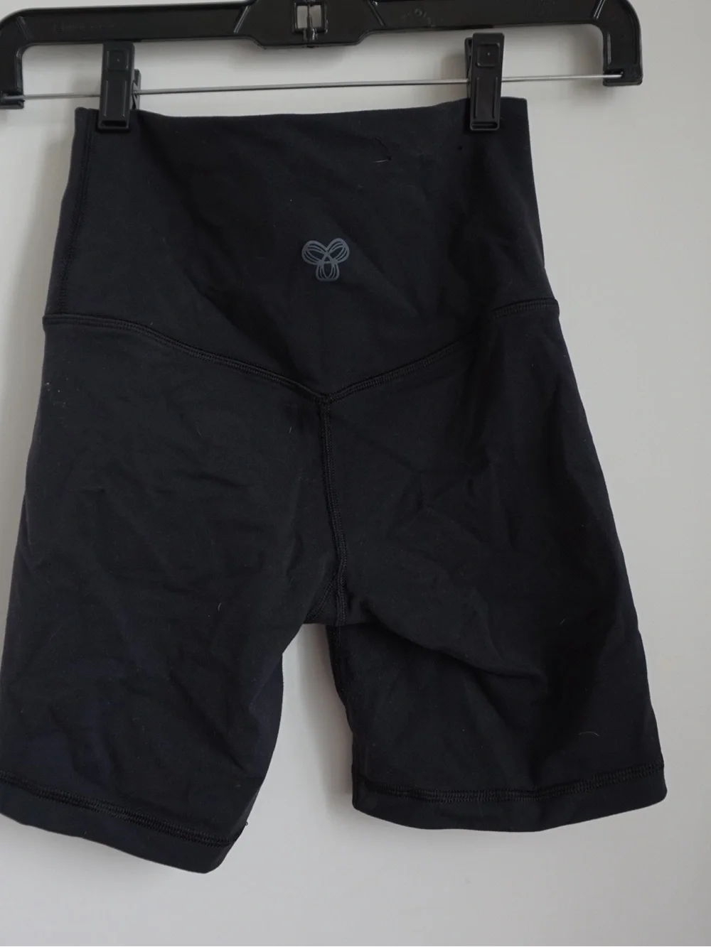 TNA Black High-Waist Bike Shorts